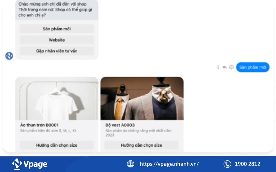 chatbot trả lời tự động